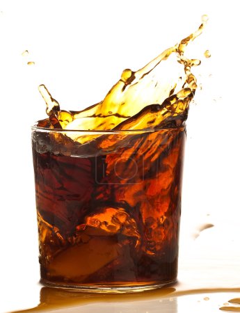éclaboussure de boisson 