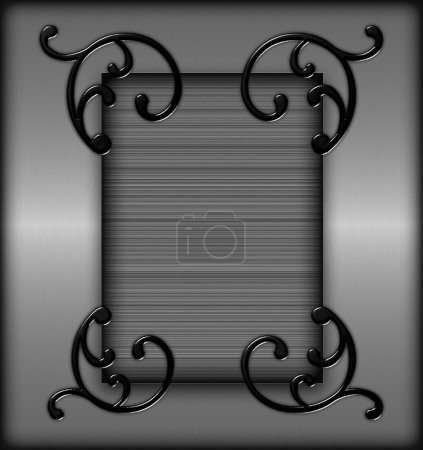 Argent, platine fond vintage 