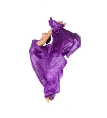 Ballet danseur dans la robe de vol 