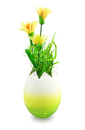 Œufs de Pâques à la marguerite 
