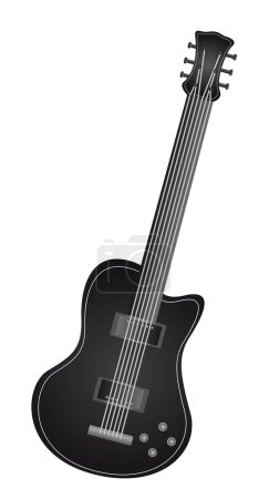 Guitare électrique noire