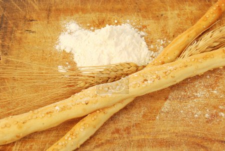 Bâtonnets de pain aux graines de sésame 004 