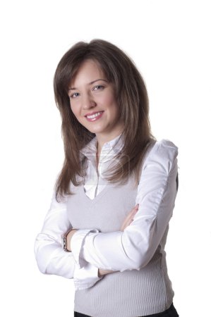 Portrait de jeune femme d'affaires 