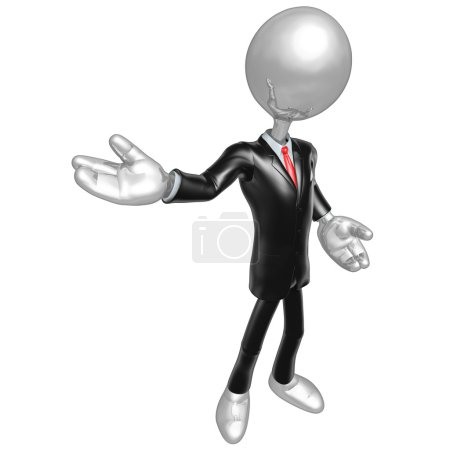 Présentateur d'entreprise 3D 