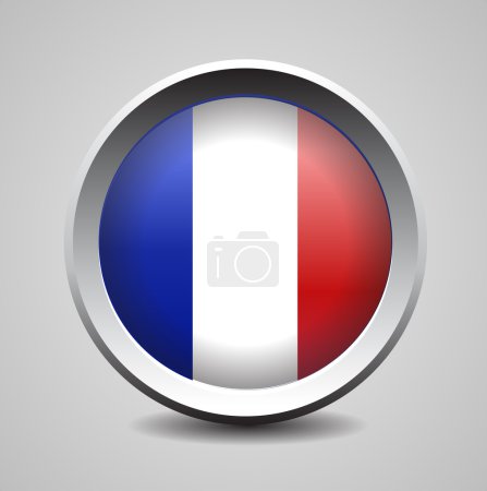 bouton drapeau france