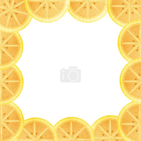 Doublure orange au cadre isolé 