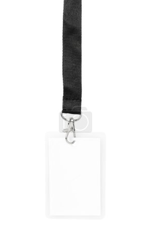Badge vierge ou pièce d'identité 