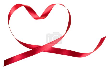 Coeur du ruban rouge 