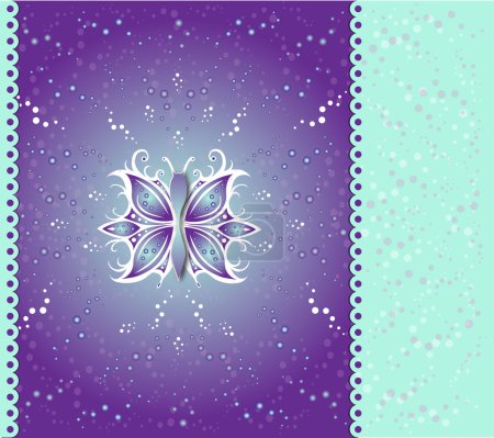 Cartes de souhaits Résumé Vecteur papillon 