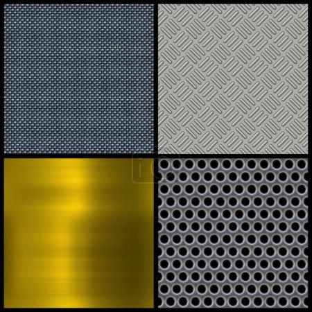 Assortiment de textures sans couture 