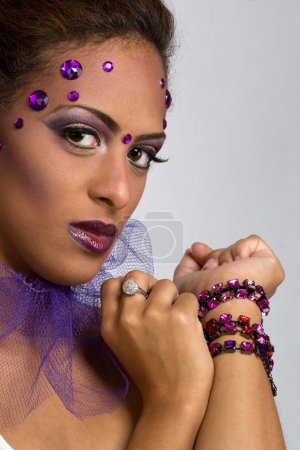 Femme glamour 
