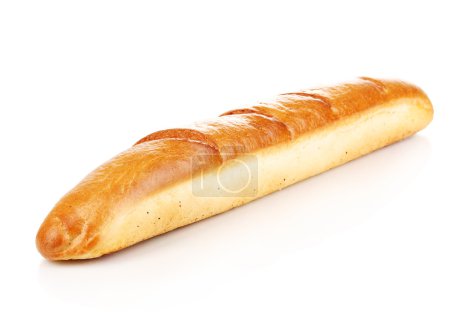 Baguette aromatique isolée sur blanc 