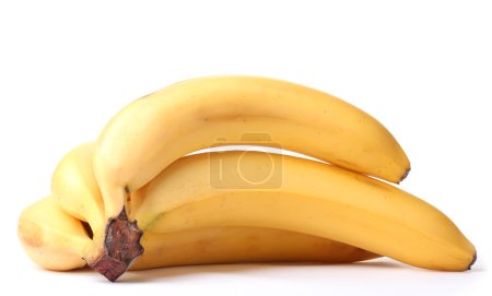 Bouquet de bananes isolé sur blanc