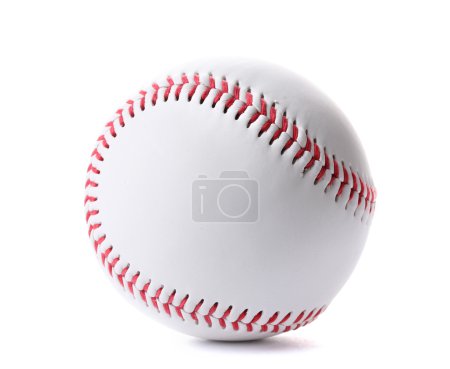 Balle de baseball isolée sur blanc 