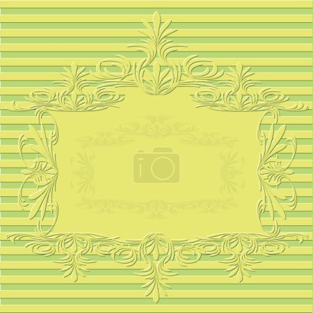 Fond de fleur décoratif. Illustration vectorielle .