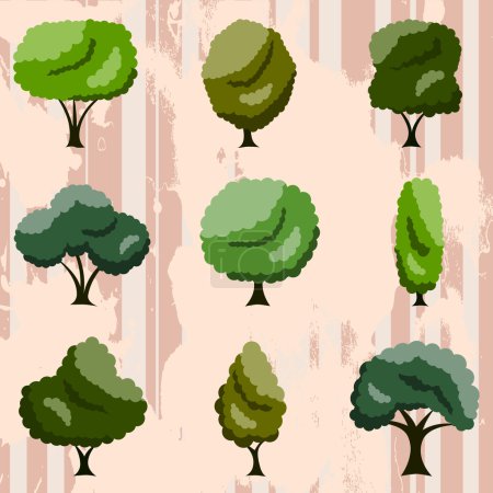 Ensemble d'arbres 