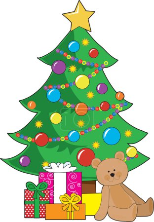 ours en peluche de Noël 
