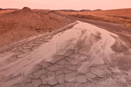 Volcans de boue à Buzau, Roumanie 