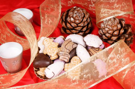 Biscuits assortis au pain d'épice de Noël 