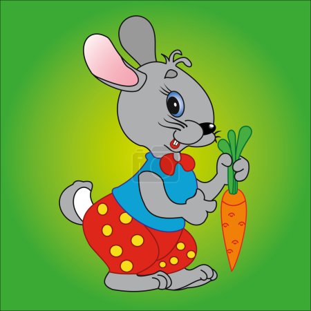 Lapin et carotte 