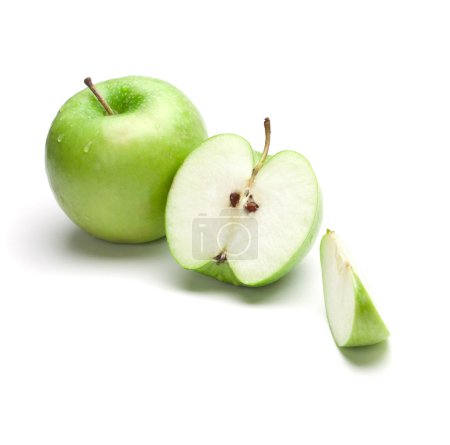 pomme verte tranchée 
