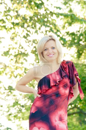 Femme souriante