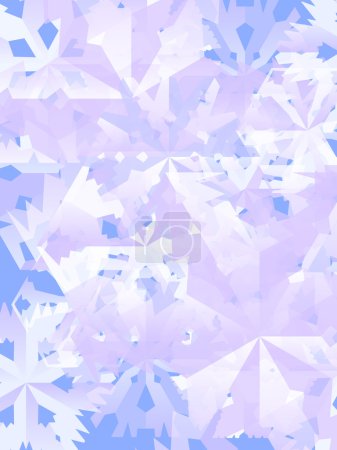 Cristaux de glace fond 