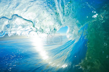 vague bleu océan