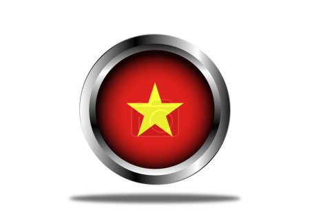 bouton drapeau vietnam 