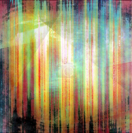 Multicolore motif rayé 