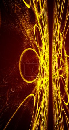 Feu fond abstrait pour la conception créative. Rouge foncé et orang 