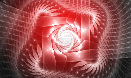 Fond mystique rouge vif 