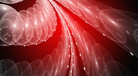 Fond rouge. Design abstrait. Rouge et blanc .