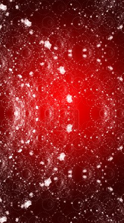 Composition abstraite pour fond de Noël 