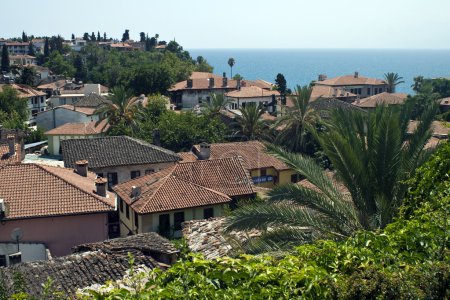 Toits de la vieille ville d'Antalya 