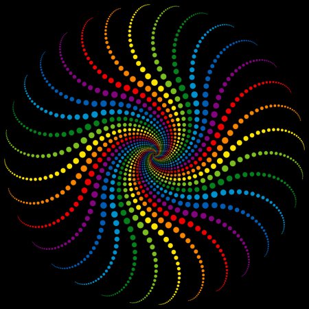 Spirale arc-en-ciel 