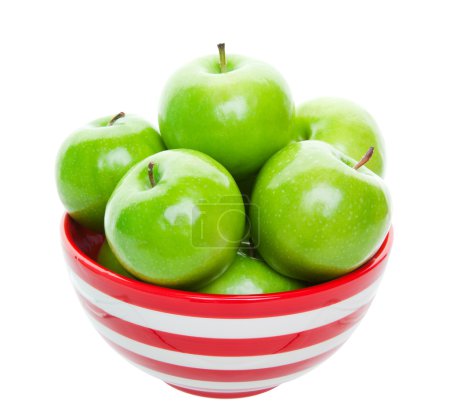 Bol de pommes vertes 