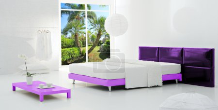 Chambre à coucher minimale 