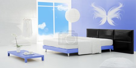 Chambre à coucher minimale 