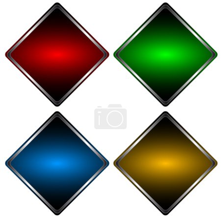 Quatre icônes web 