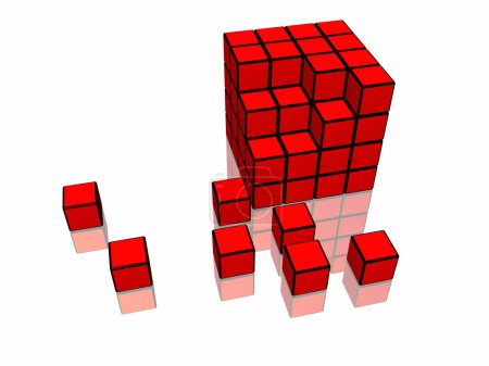 beaucoup de cubes 
