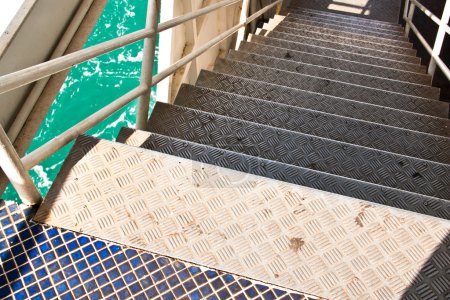 Escaliers en acier .