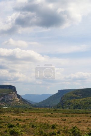 Canyon de montagne .