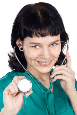 Attrayant dame médecin 