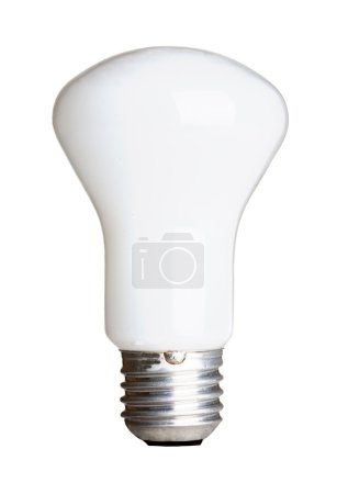 Ampoule blanche isolée 