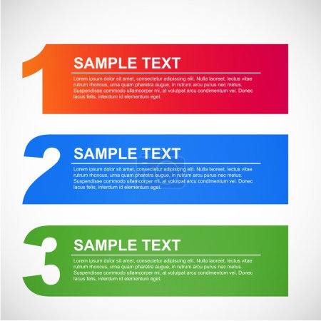 Illustration vectorielle du cadre texte 