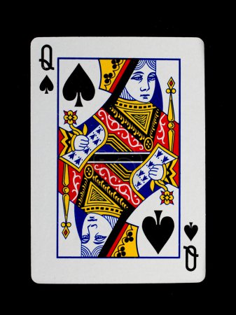 Carte à jouer (reine )