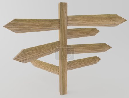 Ancien index en bois 