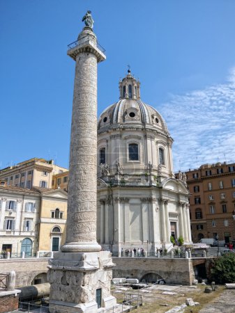 Forum de Trajan à Rome, Italie 