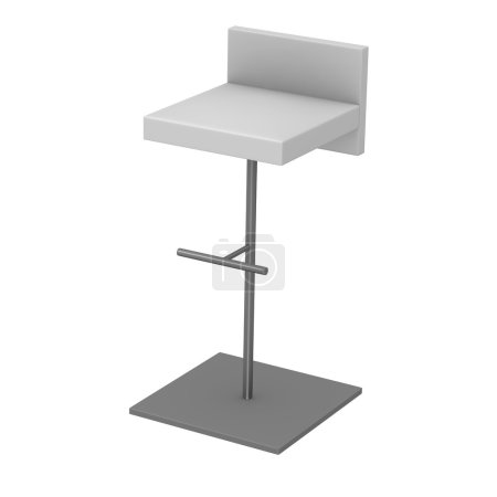 3d rendu de chaise moderne 